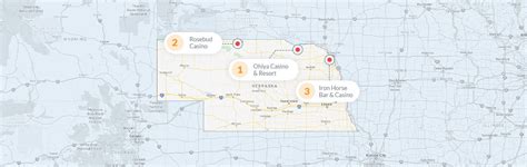 nebraska casinos map|indian casinos in nebraska.